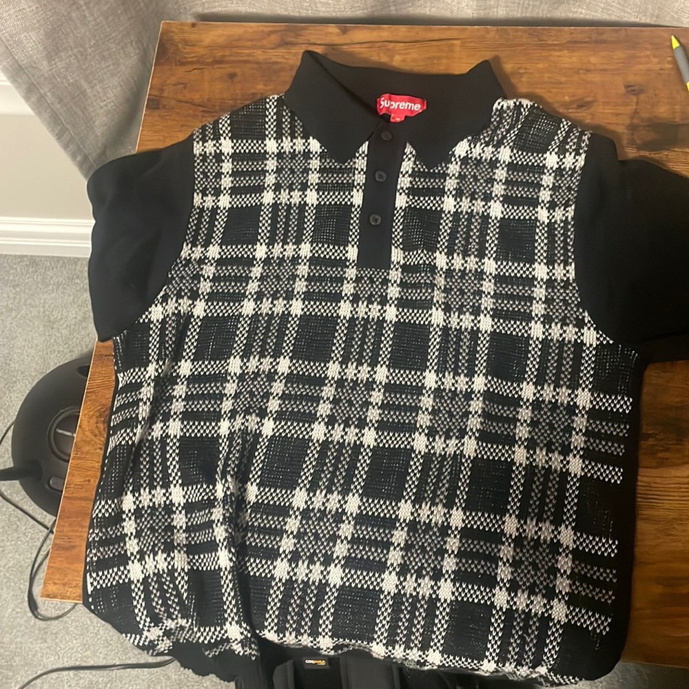 Supreme pleas knit polo